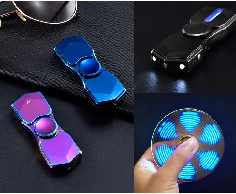 Con Quay Đồ Chơi Spinner Có Đèn Led 12 hiệu ứng độc lạ Toy vô cực prominence 2