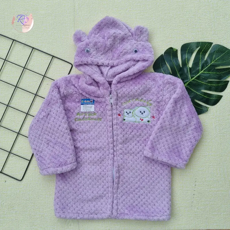 JAKET bayi HALUS lembut model resleting usia 3-18 bulan Jaket bayi laki perempuan 3