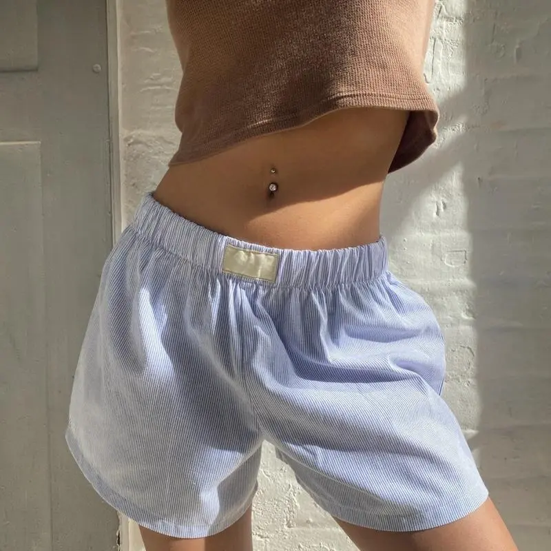 [ CHÀO HÈ] Combo 3 Quần Sooc Kẻ Chất Kate Mát Mặc Nhà Siêu Hot 6