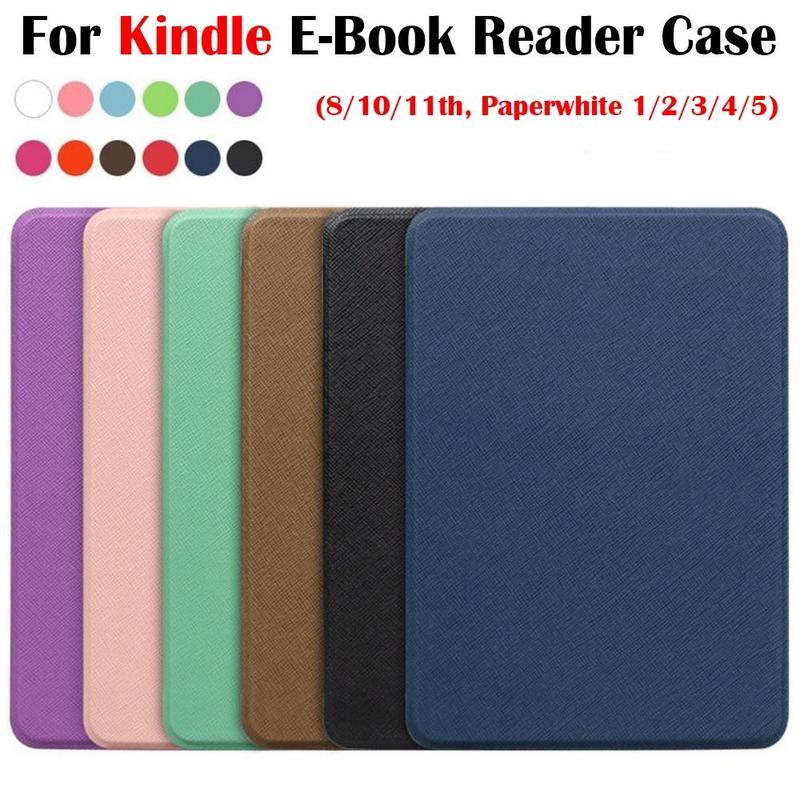 koupthe 2024 10/11th Generation 6-6.8 inch e-Reader Case Leather ...