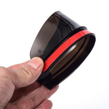 Tấm Chắn Gió Gương Chiếu Hậu Ô Tô Bằng Sợi Carbon Tấm Che Mưa, Bảo Vệ Linh Hoạt Cho Lông Mày, Tấm Che Mưa Lông Mày, 2 Cái / lốc 7