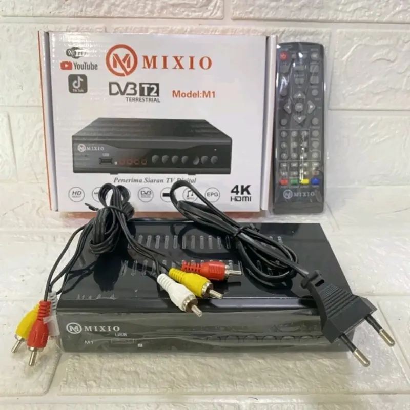 STB MIXIO M1 BISA 3 TV RESOLUSI 4K YOUTUBE TIKTOK PAKET LENGKAP SUDAH SETING PROGRAM 2