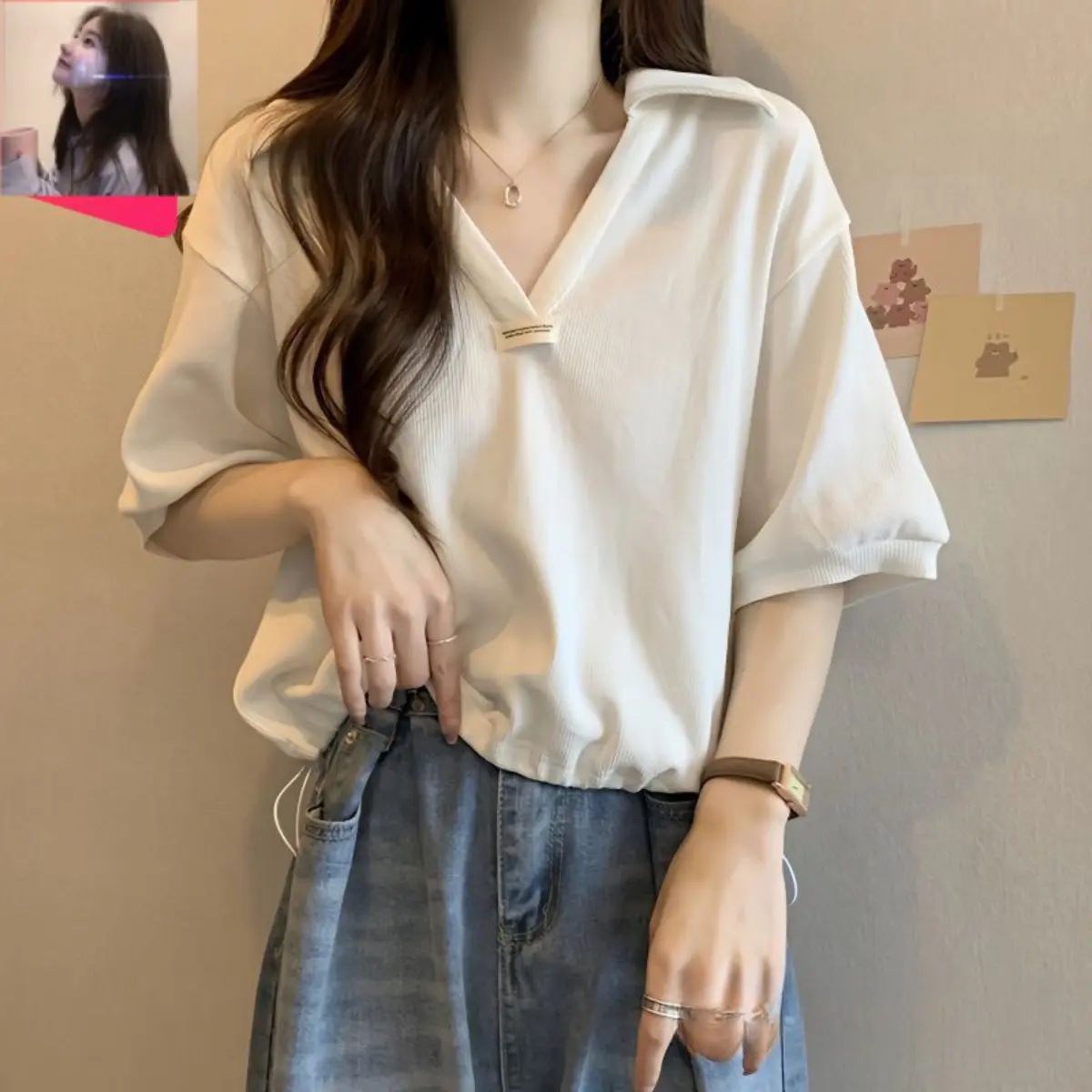 Áo Thun, ngắn Tay, Ngoại Cỡ, Ngoại Cỡ, Ngoại Cỡ, Vòng Bụng Lớn, Áo Nữ, ngắn Tay
