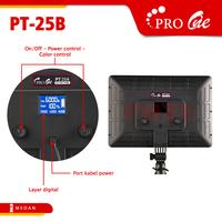 Gambar LED BiColor Light Panel Lampu Kotak Penerangan Continuous Kelvin Make Up MUA Pro One PT-25B Kuning Putih White dari Foyu Photo Kota Administrasi Jakarta Selatan 4 Tokopedia