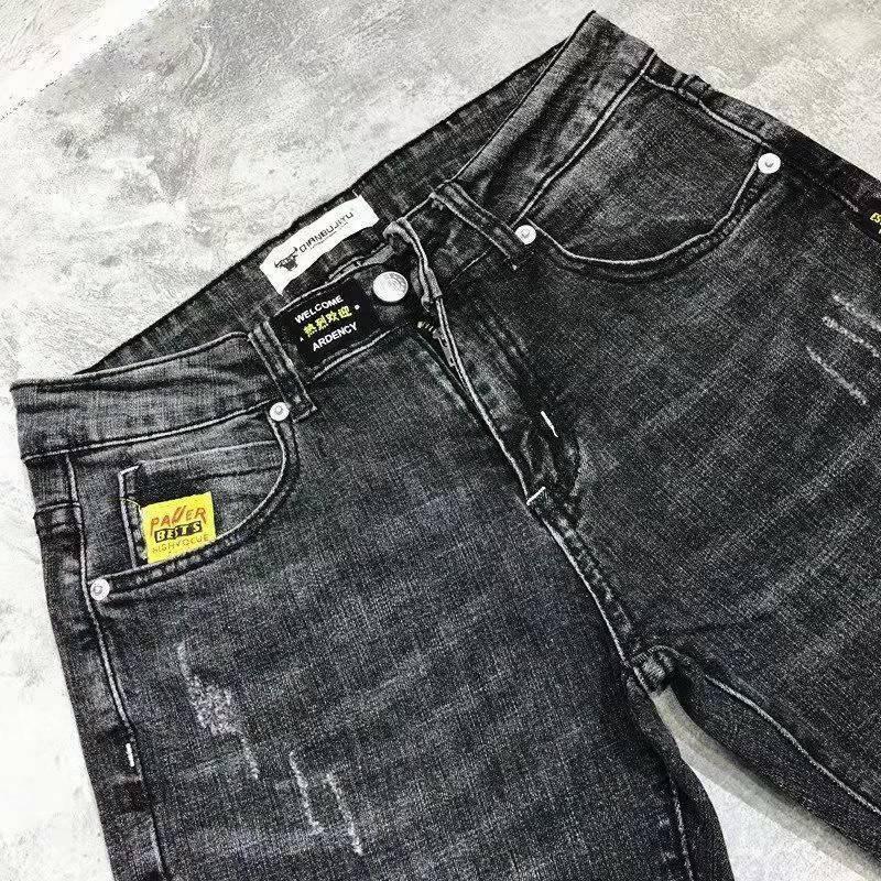 Product Introduction of Quần Jean Thêu Cho Nam, Bộ Sưu Tập Thu Đông 2021, Thời Trang Phong Cách Hàn Quốc, Quần Mỏng Dáng Ôm, Co Giãn, In Hình, Quần Thường Ngày 13