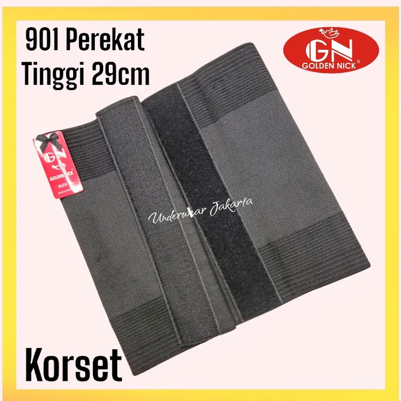 Korset Stagen Golden Nick Perekat Pengait Besar Kecil | Pelangsing Badan Korset Shapewear Perut Wanita bengkung  perut stagen tari 4