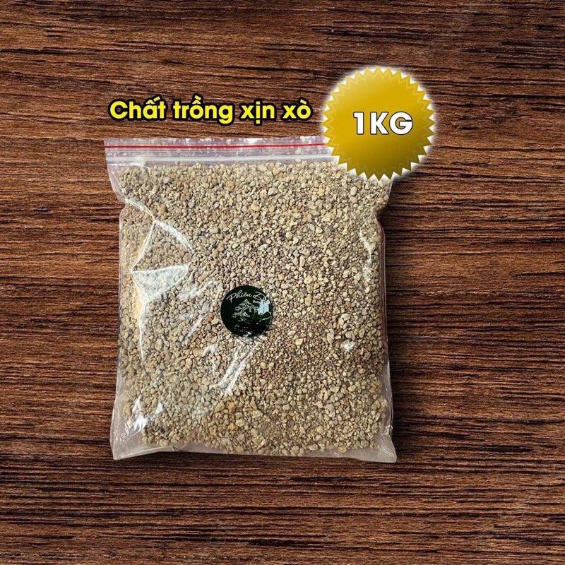 Đất trồng bonsai trộn sẵn giữ ẩm, thoát nước kích thích rể phát triển túi 1kg