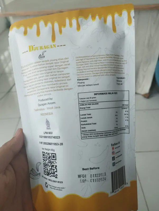 Djuraganana Keripik Pisang Coklat by minimoll.id 3