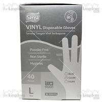 Gambar Sensi Vinyl Disposable PF Clear Gloves Sarung Tangan Vinil Powder Free Glove - Large /40, Plastik dari The Kingdom Shop Kota Administrasi Jakarta Utara 4 Tokopedia