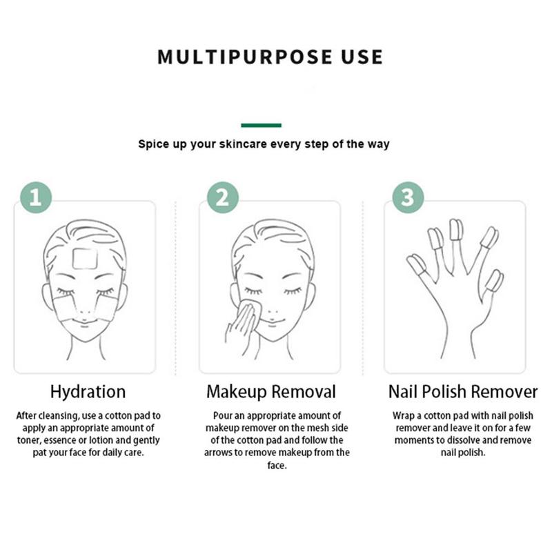 Product Introduction of Make Up Remover Pads Make Up Cotton Swabs Clean Nail Soft Cleansing Pads Pads D9X2 36