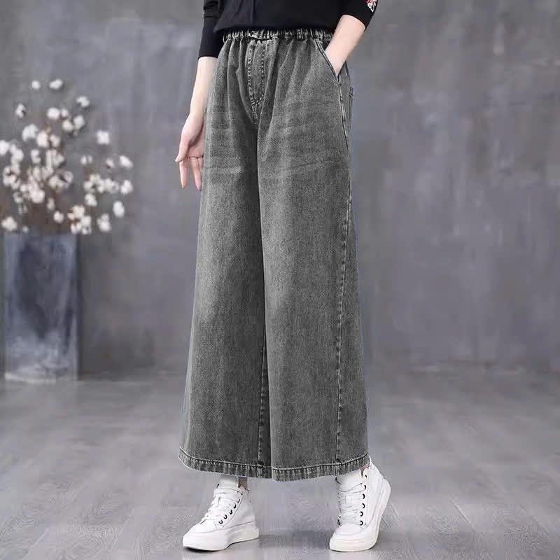 QUẦN JEANS SUÔNG MÀI, chất vải JEANS, nhẹ nhàng, mềm mại, thoải mái, sang trọng, lịch sự [QJSM] 4