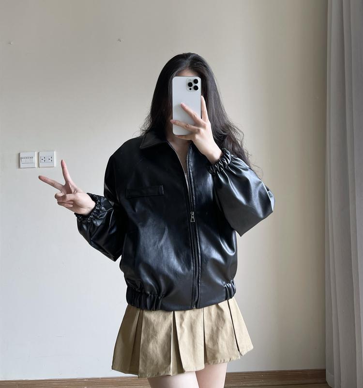 Áo Khoác Da Form Dáng Rộng Boxy 1 Lớp Miho House | BigBuy360 - bigbuy360.vn