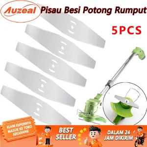 5Pcs pisau mesin potong rumput pemotong rumput listrik pisau super bilah alat berkebun