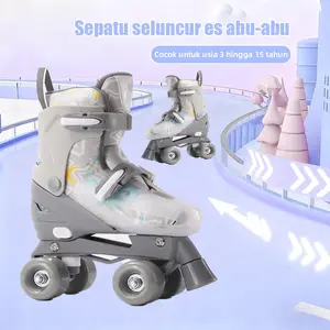 Sepatu Roda Import Anak Dewasa Laki Perempuan Inline Skate Bajaj Roda Nyala