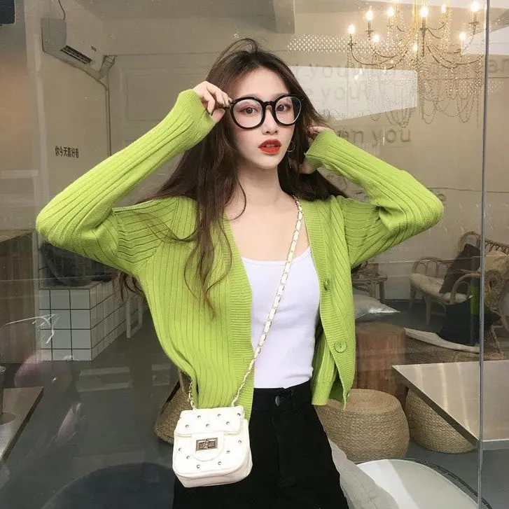Cardigan Long Sleeve Outer Wanita / Kardigan Wanita Korea Style Baju Lembut 1