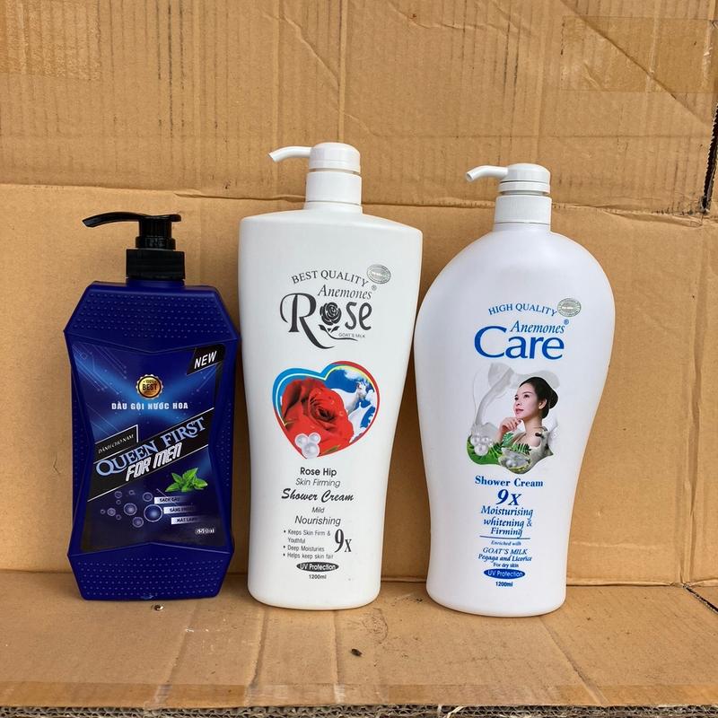 [MUA 1 ĐƯỢC 3] Combo gồm dầu gội for men 650ml + sữa tắm dê rosy 1200ml + sữa tắm dê care 1200ml suatam trang sữa dê Dưỡng Ẩm Da