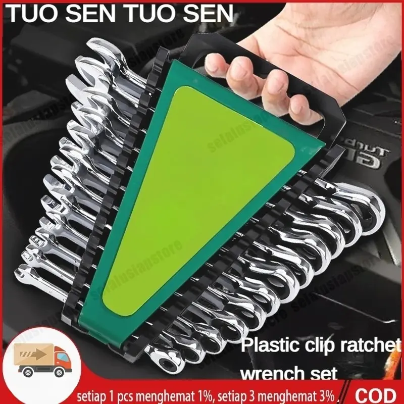 Kunci Ring Pas Set 8 Pcs 6 - 22 mm Termurah Berkualitas