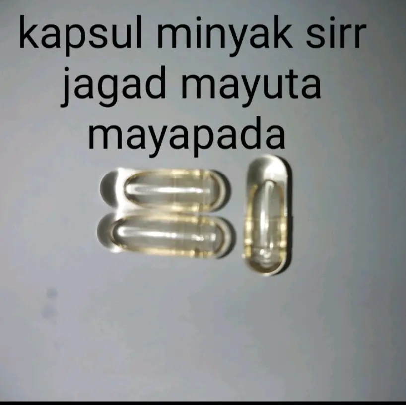 kapsul minyak sirr jagad mayuta mayapada Organik