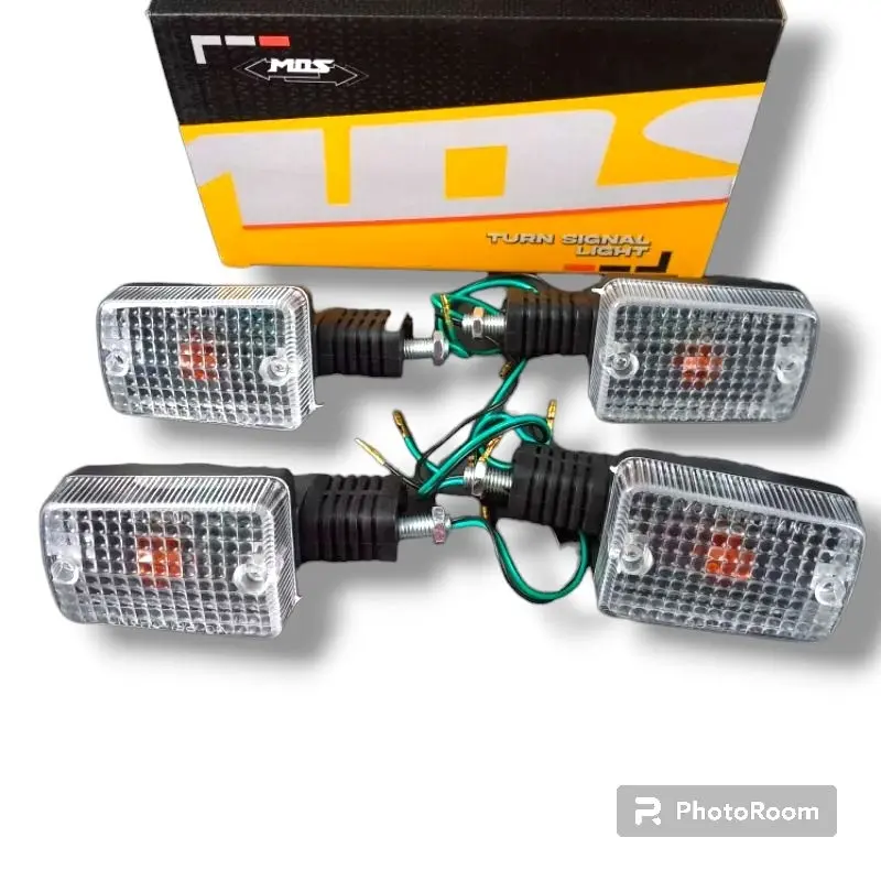COD lampu sein sen riting depan belakang honda c700 c800 supercup win gl100 gl125 gl 100 125 bening putih