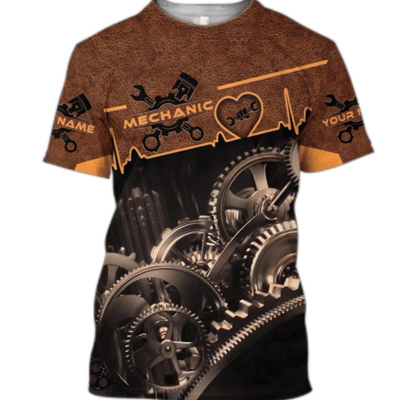 Product Introduction of Men's Fabric, Loose, Mixed with Geometric Tiger Print, Suitable for Outdoor Activities in Summer 12