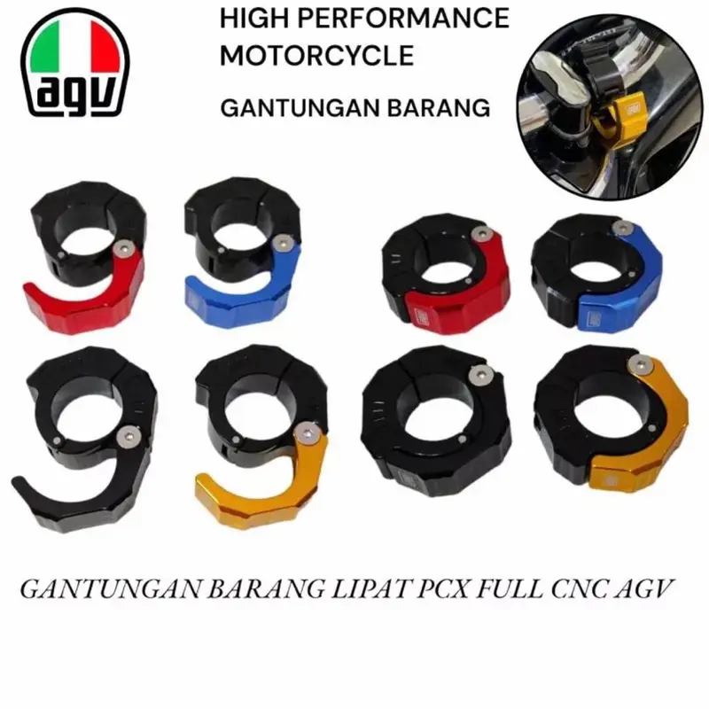 AGV Gantungan Barang PCX Model Lipat Full CNC Motor PCX 3