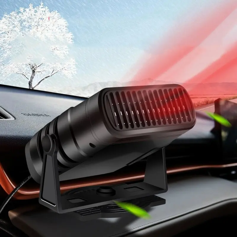 Máy Sấy Hơi Nước Chống Sương Trên Kính Xe Ô Tô, Máy sưởi kính Lái chắn gió cao cấp 12V dùng tẩu ô tô Phụ Tùng 4