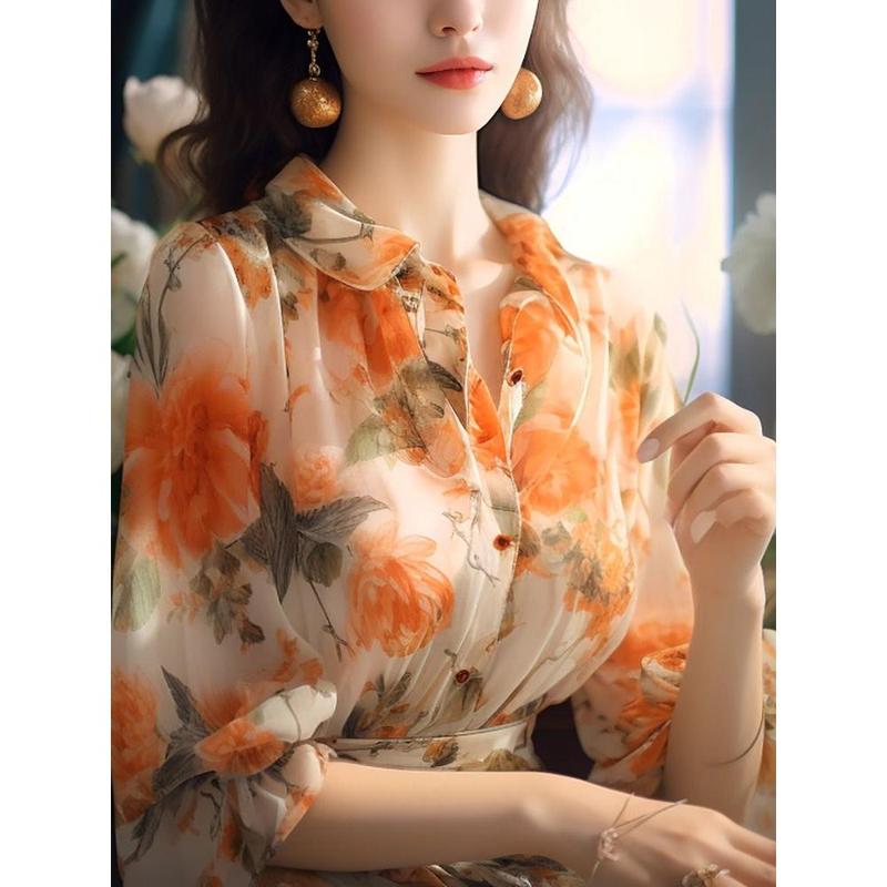 Áo Cánh Voan, Thanh Lịch Và Mềm Mại, Cao Cấp, Thích Hợp Cho Phụ Nữ, Thời Trang Mới, Thiết Kế Xinh Xắn, Áo Sơ Mi Nhỏ, Giá Cả Phải Chăng, Hoàn Hảo Cho Mùa Hè Năm 2025 0