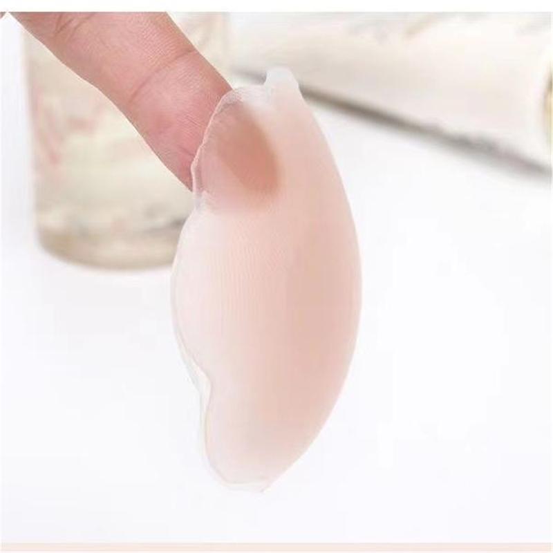 Áo Ngực Silicon Vô Hình, Có Thể Tái Sử Dụng, Miếng Dán Núm Vú Ngực Nhỏ Thích Hợp Cho Ngực Lớn, Áo Ngực Vô Hình Mỏng, Chống Va Đập, Không Đường May, Thích Hợp Mặc Đi Du Lịch, Váy Hai Dây 3