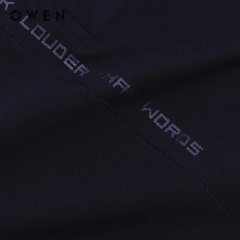 OWEN - Áo polo nam ngắn tay Body Fit APV243787 màu Xanh tím than chất liệu CVC Spandex  Hoạ tiết In/thêu Menswear 3