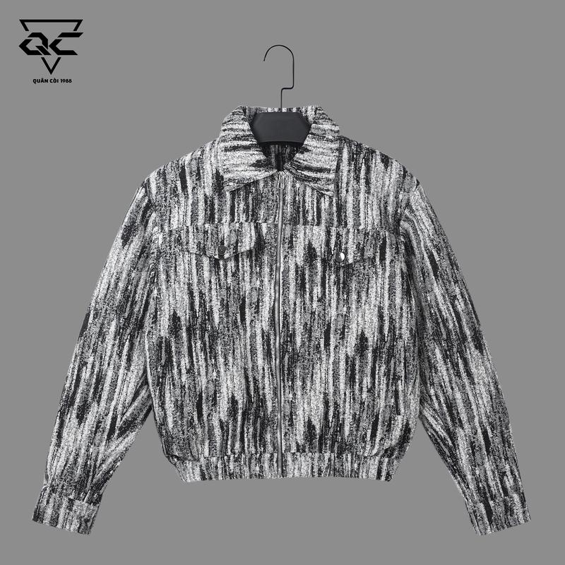 Áo khoác Chất  vải ngấm Fom crotop -Phong cách hà Quốc (Mã - AK -257 ) Quân còi 1988 Jacket Menswear Nam