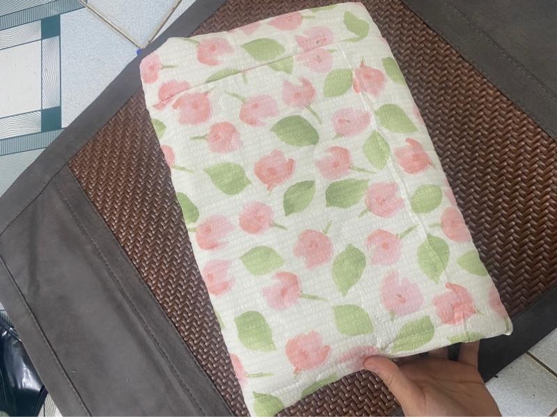 Product Introduction of Vỏ gối ôm trần bông cotton đũi hữu cơ xơ đậu nành nhập khẩu kích thước 35x110cm 15