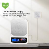 Gambar KLEVO SAVIA Timbangan Dapur Mini 10 Kg Digital LED Display Rechargeable Presisi Akurat - Bubble Wrap dari Klevo Easy Living Kab. Sidoarjo 5 Tokopedia