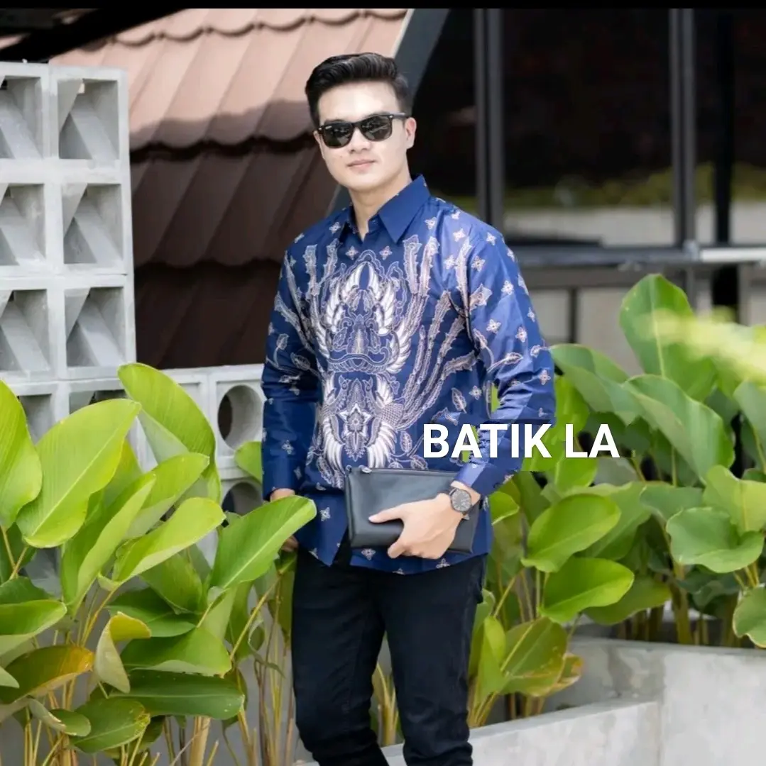 KEMEJA BATIK MOTIF CAKAR GARUDA EKSKLUSIFKemeja Batik Pria Original Premium Solo Lengan Panjang Pendek Lapis Furing Halus Estetik Katun