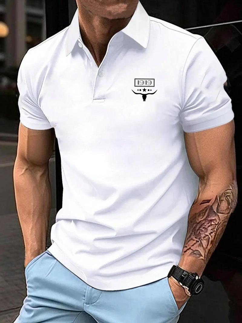 Product Introduction of Men's Regular Fit Polo Shirt, Casual Short Sleeve Collar Top for Summer, Fashion Men's Clothes for Daily Wear 5