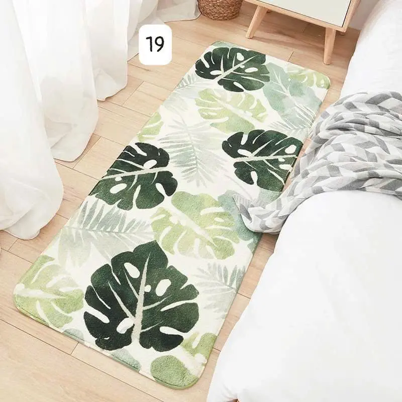 Thảm lông cừu mịn dày dặn mềm mịn đế dệt trải chân giường, decor phòng ngủ, cửa ra vào phòng khách kích thước 50x1m2 5