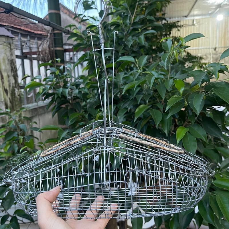 Lồng chim khuyên hút mật chất liệu kẽm phom 2 mặt đẹp mắt hutmat 7mau