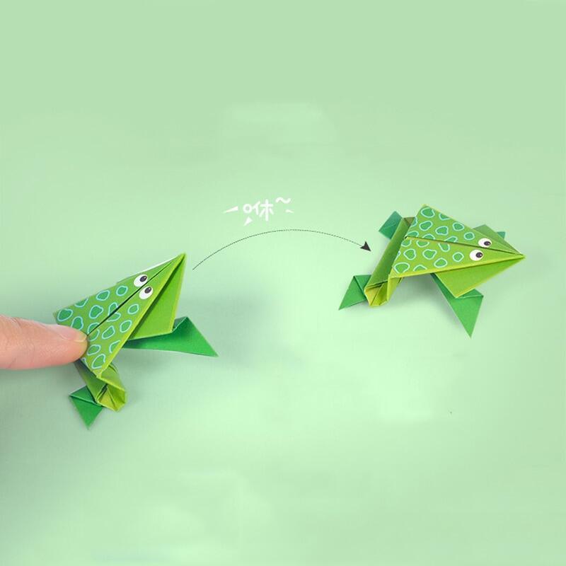Kids Educational 54Pages 3D Cartoon Animal Origami DIY Paper Arts Crafts Handmade Baby Early Learning Toys 5