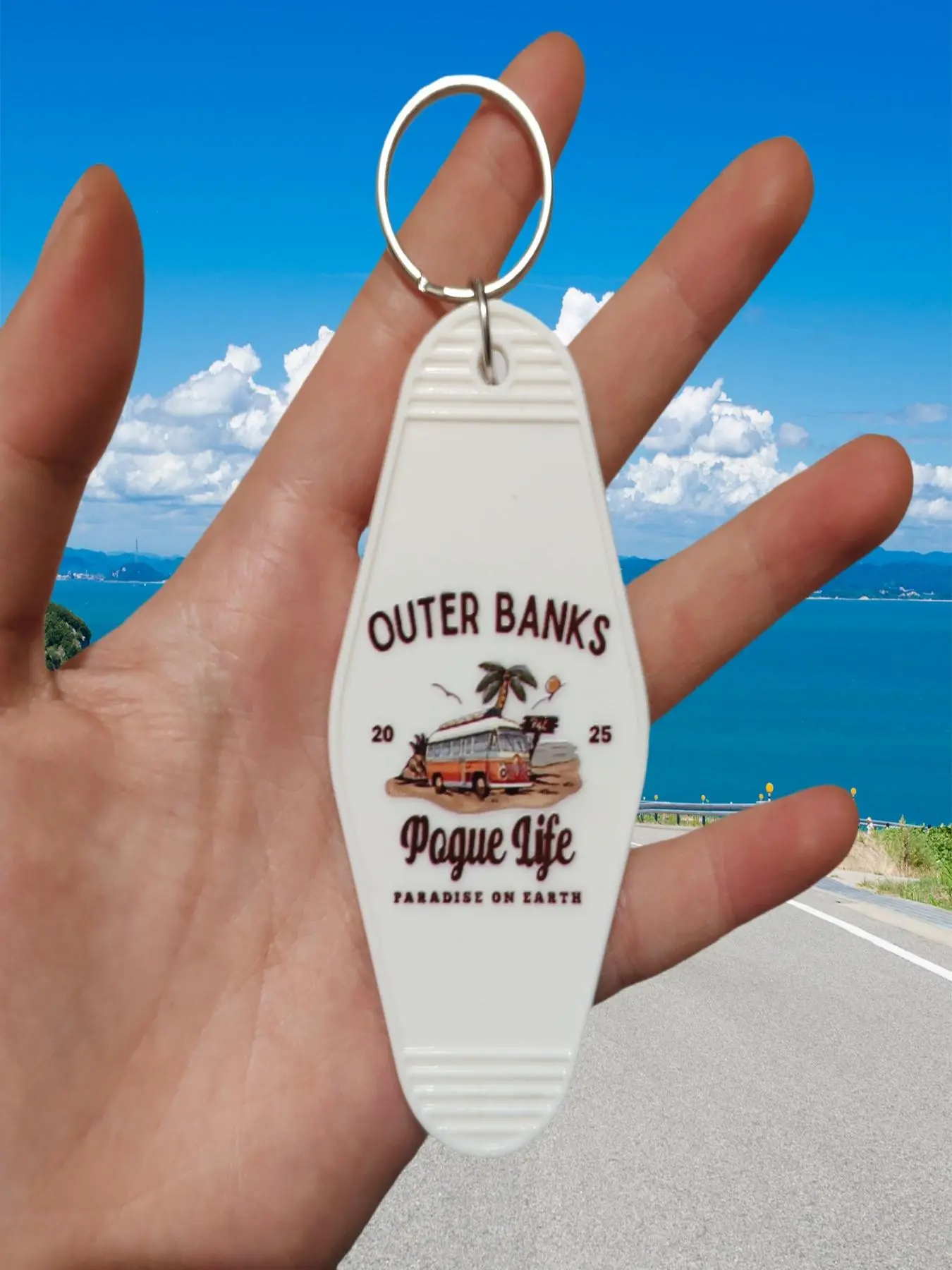 Creative Car Design Keychain, Boho Style Keychain for Women & Girls, Fashion Accessories for Bag Decoration, Trendy All-match & Exquisite Keychain for Birthday Gift
