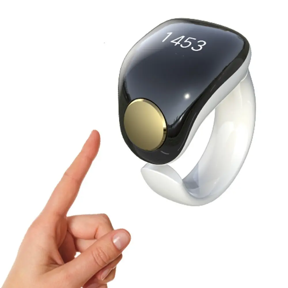 optheop Gifts Adjustable Tasbih Counter Zikr Rings APP Support Waterproof Finger Counter 3 Size(18/20/22mm) Muslims Digital Counter
