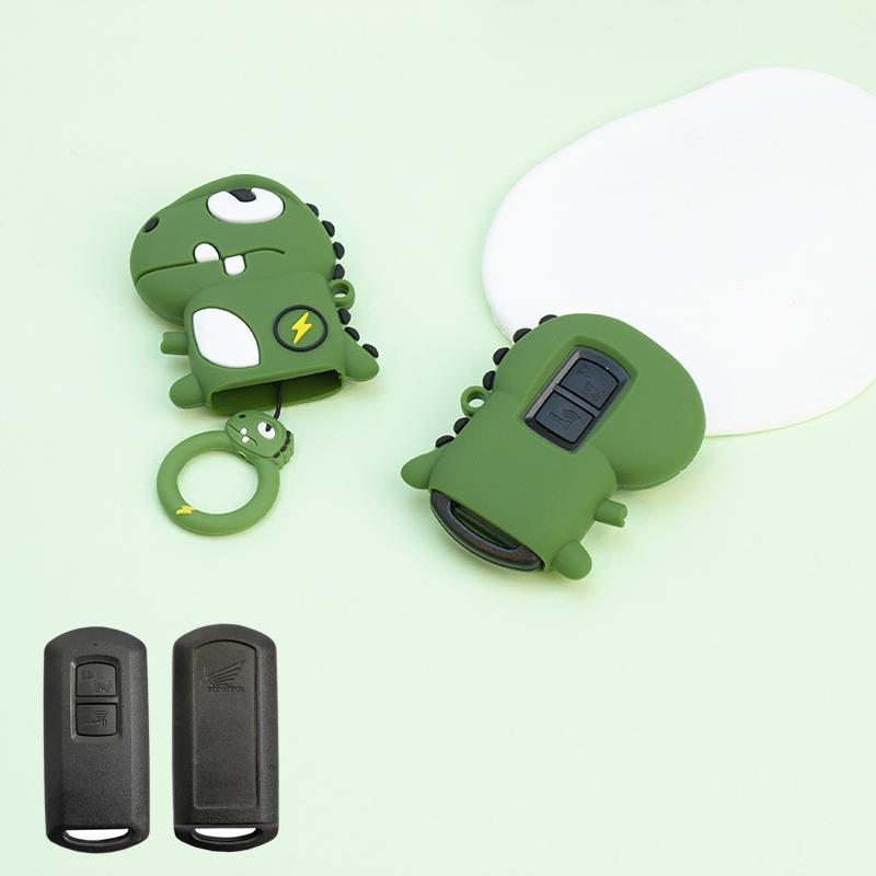 10. Bọc Bảo Vệ Chìa Khóa Smartkey Hình Khủng Long Cho Xe Honda Vision/Lead/Ablade/Winner/Vario Móc Khoá