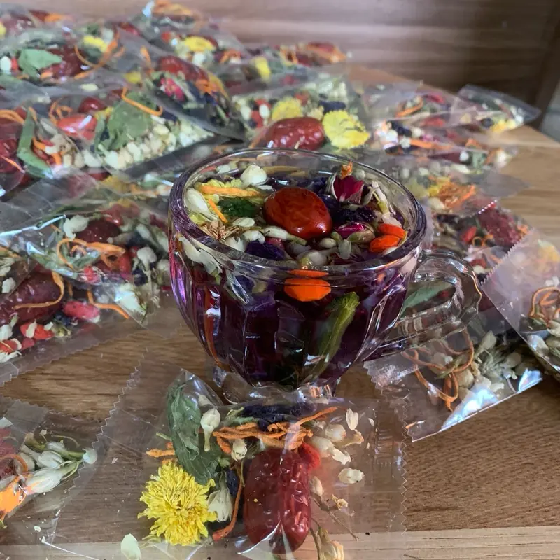 Trà hoa kì tử táo tàu đông trùng hạ thảo sapa Tea Chè 0