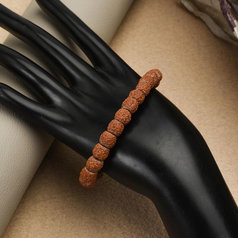 Product Introduction of Nature Vra Bodhi Rudraksha Men Meditation Mala Bead Bracelets for Women Jewelry New Prayer Tibetan Buddhism Bracelet 9