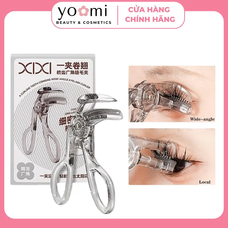 [XIXI] Kẹp bấm mi Kẹp uốn mi XIXI dạng lược góc rộng một phần mi giữ mi công lâu GJ-156 dễ sử dụng yoomi Cosmetic Mỹ Phẩm Nữ Trang Điểm Women 0
