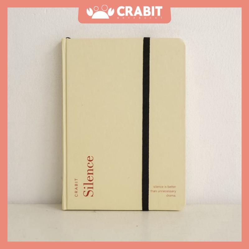 Sổ tay A5 ruột trơn bìa cứng Crabit, Sổ ruột trơn 100gsm ghi chép, vẽ sketch, làm bullet journal Moodbook Collection