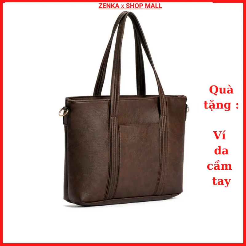 Túi xách nữ công sở đựng vừa laptop nhiều ngăn tiện dụng thanh lịch_ ZTX02 Bag Tote