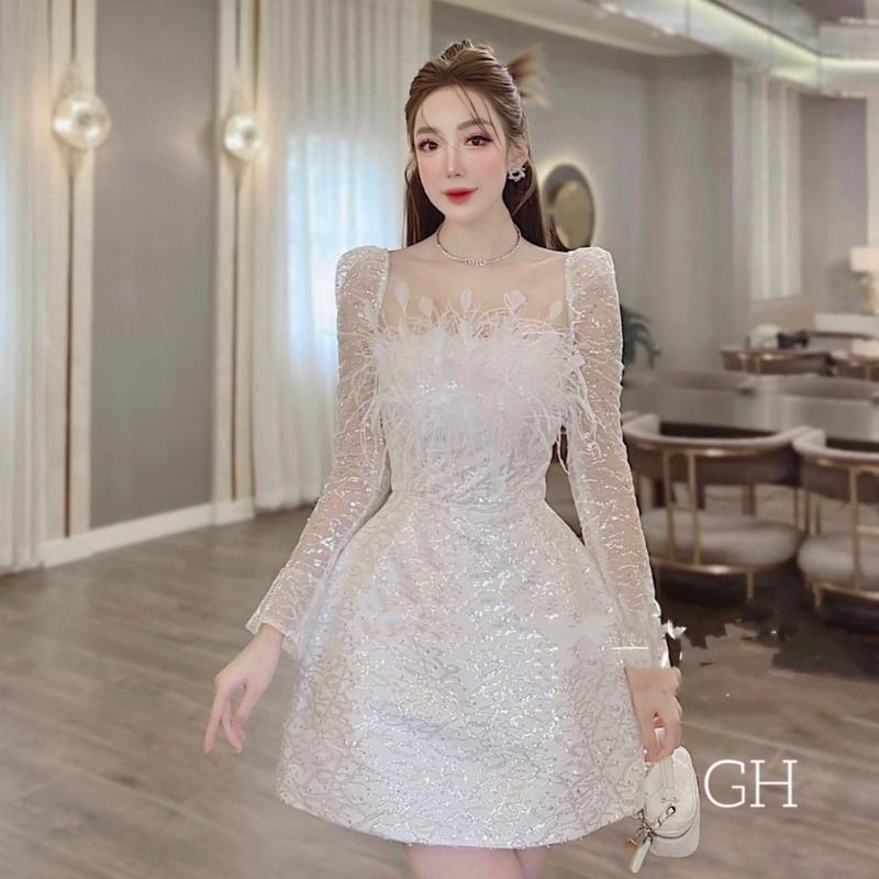 VÁY REN KIM XA DÀI TAY 4