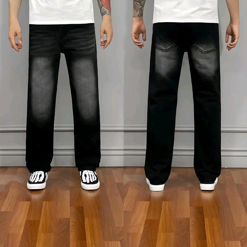 Quần ống xuông nam không co giản cao cấp