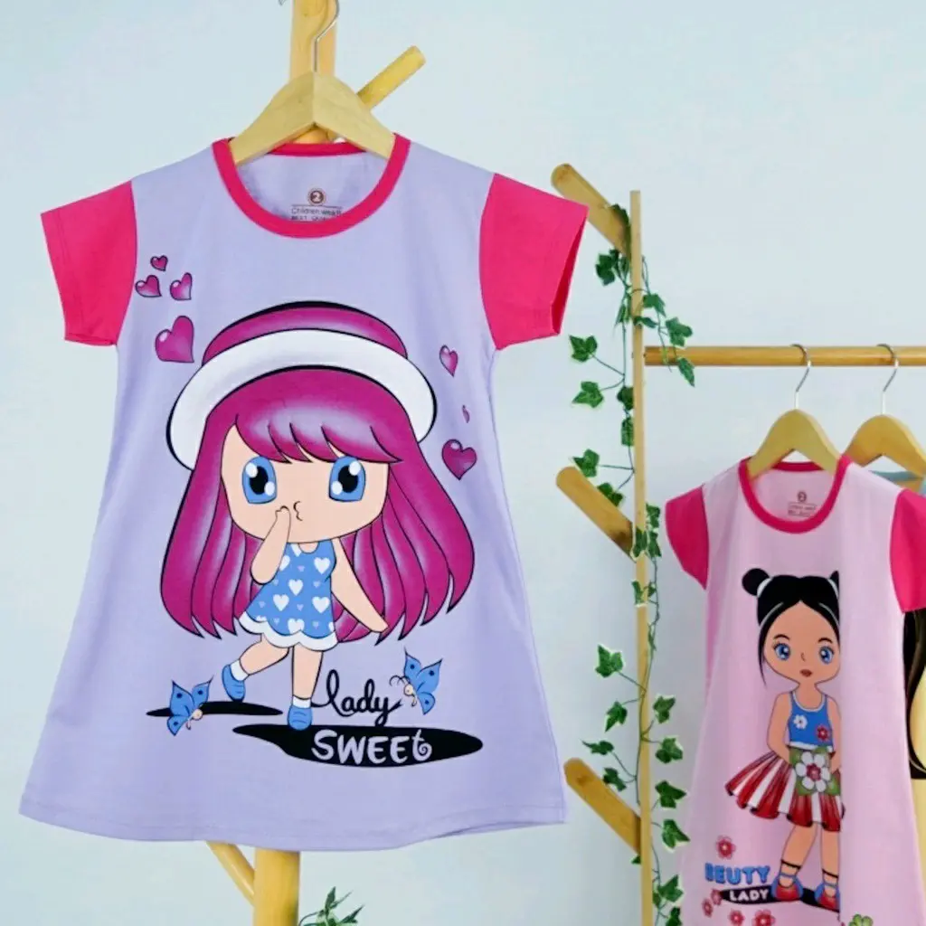 Baju anak perempuan dress daster anak harian 1th sd 8th 009