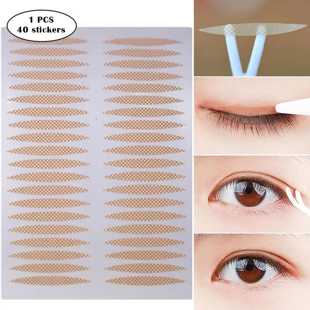 Olive Double Eyelid Contact Invisible Natural Beauty Styling Strip Frosting Lace Traceless R9G7