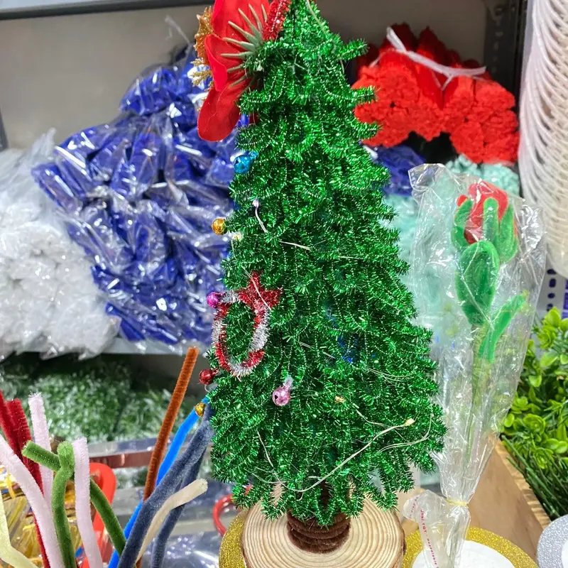 Kẽm Kim Tuyến 100 sợi Làm Hoa đủ màu - Đồ Handmade kẽm nhung Diy 6